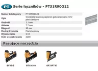 Akcesoria pneumatyczne - Bostitch Bostitch PT31R90G12 gwoździe 33° 3,1x90 mm pierścieniowe galwanizowane łączone taśmą papierową 2200 szt. PT31R90G12 - miniaturka - grafika 1