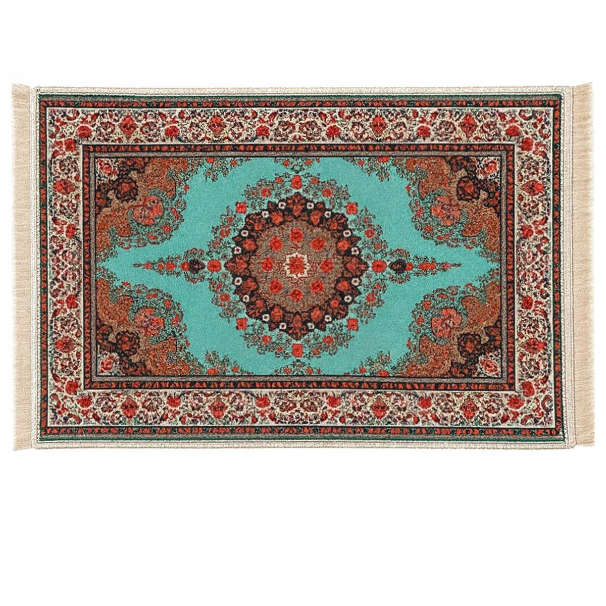 Podkładka Dywanik Mata Bieżnik Mini Orientalny Na Biurko Stolik Z Frędzlami