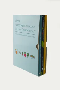 Dieta warzywno-owocowa dr Ewy Dąbrowskiej® - komplet 3 książek oprawa miękka: Program na 6 tygodni + Dieta w postaci płynnej + Post uproszczony - Pozostałe książki - miniaturka - grafika 1