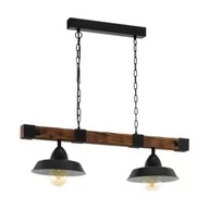 Lampy sufitowe - Eglo 49684 - Żyrandol na łańcuchu OLDBURY 2xE27/60W/230V - miniaturka - grafika 1