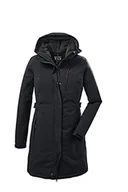 Moda i Uroda OUTLET - Killtec Damska parka funkcyjna/parka z odpinanym kapturem – KOW 165 WMN PRK, czarna, 46, 37726-000 - miniaturka - grafika 1
