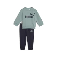 Odzież sportowa dziecięca - Zestaw dla małych dzieci Minicats Essentials z bluzą PUMA Green Moon - miniaturka - grafika 1