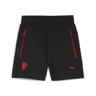 Młodzieżowe szorty z tkaniny AC Milan PUMATECH o luźnym kroju PUMA - Odzież sportowa dziecięca - miniaturka - grafika 1