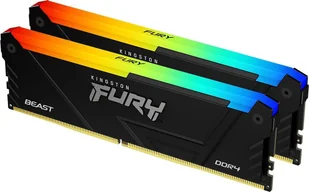 Pamięć Kingston Fury Beast RGB, DDR4, 32 GB, 3600MHz, CL18 KF436C18BB2AK2/32 - Pamięci RAM - miniaturka - grafika 1