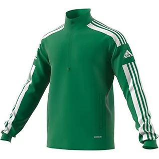 Koszulki i topy damskie - Adidas Męski sweter SQ21 TR Top, Team Green/White, M GP6473 - grafika 1