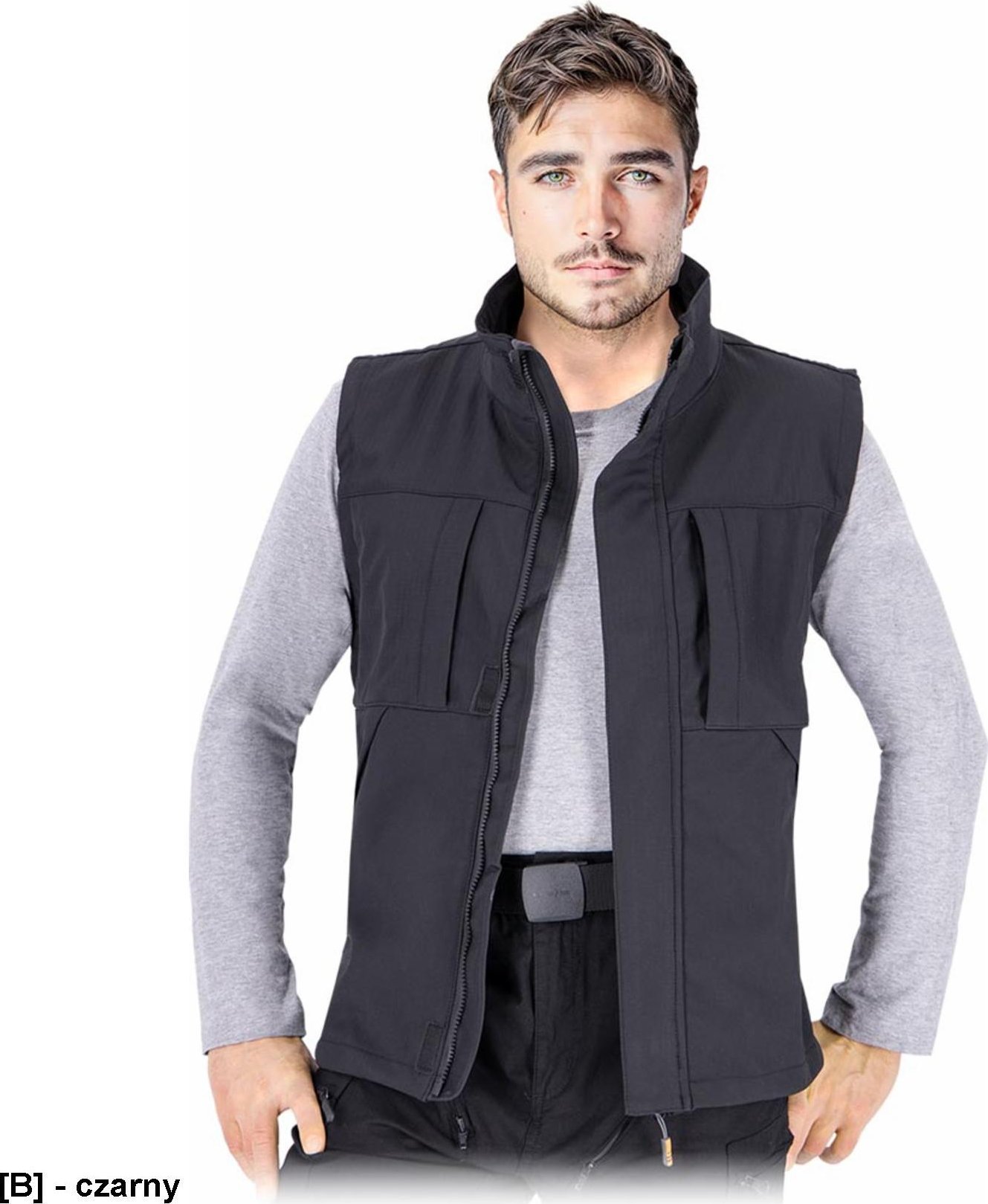 R.E.I.S. LH-SHELLMAN - Bezrękawnik ochronny, męski L