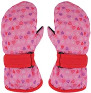 Rękawiczki dla dzieci - Narciarskie rękawiczki jednopalczaste dziewczęce Noviti RN034-G-01Różowe - miniaturka - grafika 1