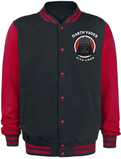 Star Wars Dark Vader – Lord Sith kurtka męska Varsity czarna/czerwona, czarny/czerwony, XL - Kurtki męskie - miniaturka - grafika 1