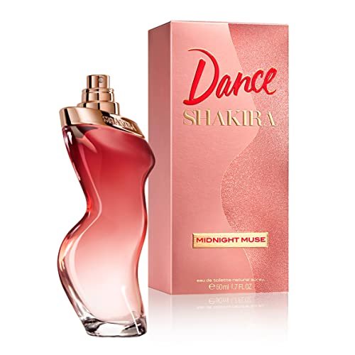 Shakira Perfumes – Dance Midnight Muse – Eau de Toilette dla kobiet – długo utrzymująca się – kobiecy, romantyczny i uroczy zapach – kwiatowe, owocowe i waniliowe nuty – idealna na dzień – 50 ml