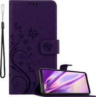 Etui i futerały do telefonów - Cadorabo pokrowiec na Sony Xperia 10 III pokrowiec ochronny w kolorze fioletowym pokrowiec ochronny pokrowiec na telefon komórkowy etui w kwiaty etui w kwiaty - miniaturka - grafika 1