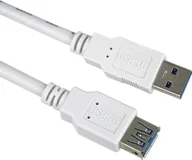 Kable USB - Kabel USB PremiumCord USB-A - USB-A 0.5 m Biały (ku3paa05w) - miniaturka - grafika 1