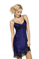 Piżamy damskie - HALKA OTYLIA SATYNA GRANAT - D Karen - miniaturka - grafika 1