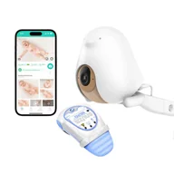 Elektroniczne nianie i monitory oddechu - Inteligentna niania CuboAi 3 Stand Set + Monitor Oddechu Snuza Hero MD (wyrób medyczny) - miniaturka - grafika 1
