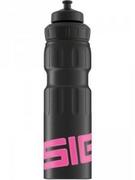 Shakery i bidony sportowe - Sigg bidon NAT Sports damskie, czarny/różowy, One Size, 8505.2 8505.20 - miniaturka - grafika 1