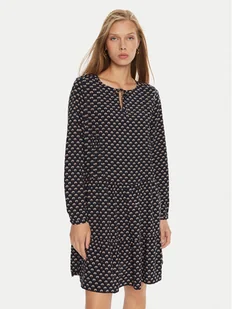 Tatuum Sukienka codzienna Cynthia T2417.203B Granatowy Regular Fit - Sukienki Tatuum Sukienka codzienna Cynthia T2417.203B Granatowy Regular Fit - Sukienki - miniaturka - grafika 1