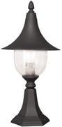 Lampy ogrodowe - Kaja Oświetlenie Lampa zewnętrzna stojąca niska BOSTON 1pł. K-8133 CZARNY K-8133 CZARNY - miniaturka - grafika 1