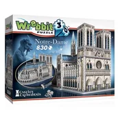 Puzzle - Wrebbit 3D puzzle katedra Notre Dame de Paris 830 el - miniaturka - grafika 1