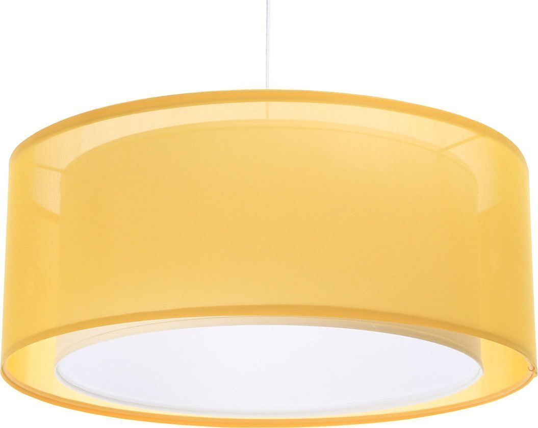 Lampa wisząca Lumes Żółta designerska lampa wisząca - S436-Estera