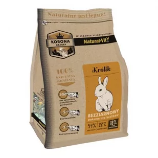 Natural-Vit Korona Natury Mieszanka pełnoporcjowa dla królika 10 kg - Karma dla gryzoni - miniaturka - grafika 1