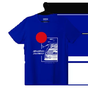T-shirt koszulka Datsun 240Z niebieska-4XL - Odzież do sportów motorowych - miniaturka - grafika 1