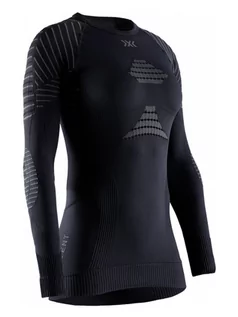 Pozostała odzież narciarska - X-BIONIC, Koszulka damska, Invent 4.0, czarny, rozmiar L - grafika 1