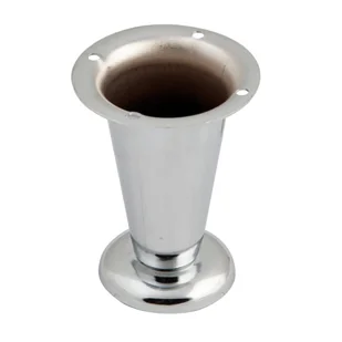 Noga meblowa regulowana stożkowa 10 cm chrom - Meble modułowe i akcesoria - miniaturka - grafika 1