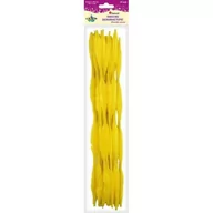 Dekoratorstwo - Druciki dekoracyjne TITANUM, żółte, 15 szt. - miniaturka - grafika 1