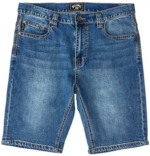 Spodnie i spodenki dla chłopców - Billabong OUTSIDER DENIM INDIGO WASH męskie spodenki jeansowe - 32 - grafika 1