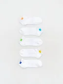 Skarpetki dla dzieci - Reserved - Skarpetki z bawełną 5 pack - biały - miniaturka - grafika 1