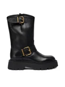 Botki damskie - Badura Botki EO-CLAIRE-70866 Czarny - miniaturka - grafika 1