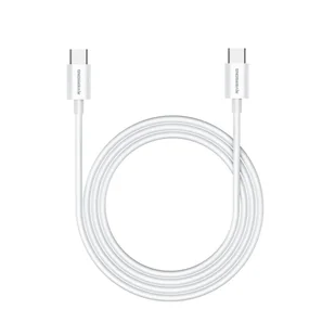 Riversong kabel Lotus 08 USB-C - USB-C 1,0m 3A jasny szary CT76 - Kable USB - miniaturka - grafika 1