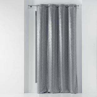 Douceur d'intérieur Zasłona zaciemniająca GENESIS 135 x 240 cm szara Douceur dintérieur - Zasłony - miniaturka - grafika 1