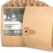 Worki do odkurzaczy - 20x Worek do Odkurzacza Einhell RTVC1600E Papierowy 2-Warstwy Worki 2A - miniaturka - grafika 1
