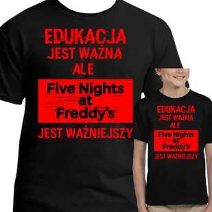 3128 FNAF KOSZULKA FIVE NIGHTS FREDDYS 104 CZARNA - Moda i Uroda OUTLET - miniaturka - grafika 1