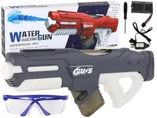 Pistolet Duży Na Wodę Szary 750ml + Okulary - Zabawki do kąpieli - miniaturka - grafika 1