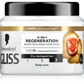 Maski do włosów - GLISS Trt Aqua Revive Wzmacniająca Maska Do Włosów 4w1 Regenaration 400ml - miniaturka - grafika 1