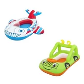 Materace dmuchane i koła do pływania - Bestway, Lil' Navigator Baby Boat, Dmuchany ponton dla dzieci - miniaturka - grafika 1