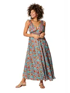 Sukienki - Aller Simplement Sukienka w kolorze turkusowo-pomarańczowym - miniaturka - grafika 1