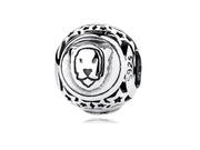 Pandora Valerio.pl Rodowany srebrny charms do znak zodiaku lew lion srebro 925 BEAD18 BEAD18