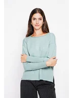 Swetry damskie - William de Faye Sweter w kolorze turkusowym - miniaturka - grafika 1