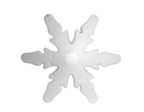 INNSPIRO Płatek śniegu porex 17,5x9cm. Boże Narodzenie, Biały
