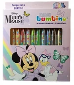 Przybory szkolne - KREDKI GRUBE BAMBINO 12 SZT. MYSZKA MINNIE + TEMP. - miniaturka - grafika 1
