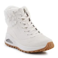 Śniegowce damskie - Buty Skechers Uno Rugged Fall Air 167274-OFWT Off białe - miniaturka - grafika 1