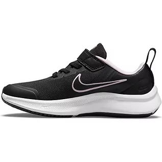 Buty dla chłopców - Nike Chłopięce unisex dzieci gwiazda biegacz 3 buty tenisowe, czarny/czarny-dk przydymiony szary, 13 UK dziecko - grafika 1