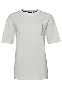 Superdry Damska koszulka Code Cl Linear Loose Tee, Chmura Nimbus, L - Koszulki i topy damskie - miniaturka - grafika 1