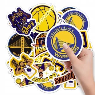 NAKLEJKI NA ZESZYT NALEPKA Z POSTACIAMI KOSZYKÓWKA WARRIORS WZORY 10SZT - Szkolne artykuły papiernicze - miniaturka - grafika 1