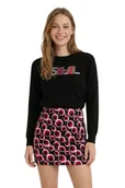 Spódnice - Spódnica damska Desigual Roxana Mini w geometryczne koła-XL - DESIGUAL - miniaturka - grafika 1