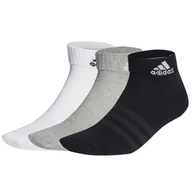 Skarpetki damskie - Skarpety adidas Thin and Light Ankle (kolor Biały. Czarny. Szary/Srebrny) - miniaturka - grafika 1
