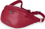 Nerki - Vezze Saszetka Skórzana Vezze Pancia Czerwona - miniaturka - grafika 1