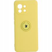 Etui i futerały do telefonów - Bizon Etui Case Silicone Ring Xiaomi Mi 11 żółte BCSRMI11YW - miniaturka - grafika 1